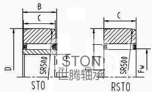 带保持架滚轮轴承